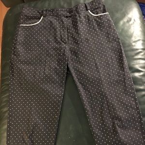 Wide legged crop pants